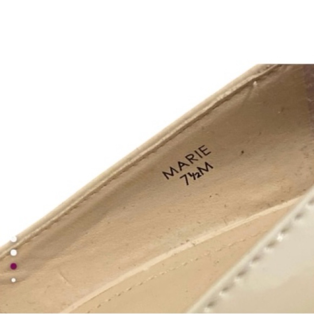 TAHARI  Marie Peep-toe Elegant Cream Heels With grip soles - Picture 7 of 8